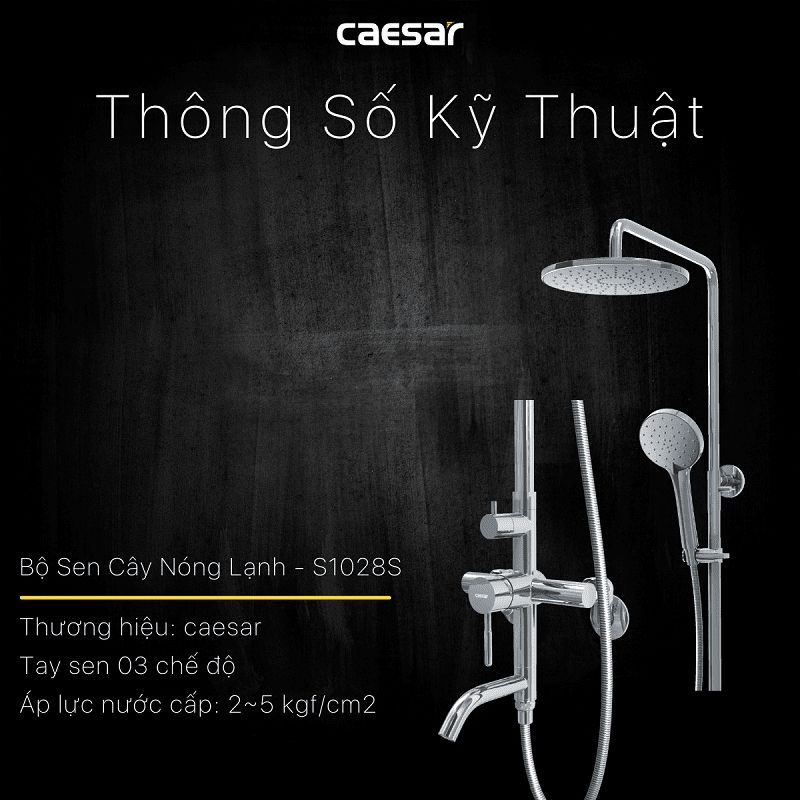  Sen tắm đứng nóng lạnh S1028S 