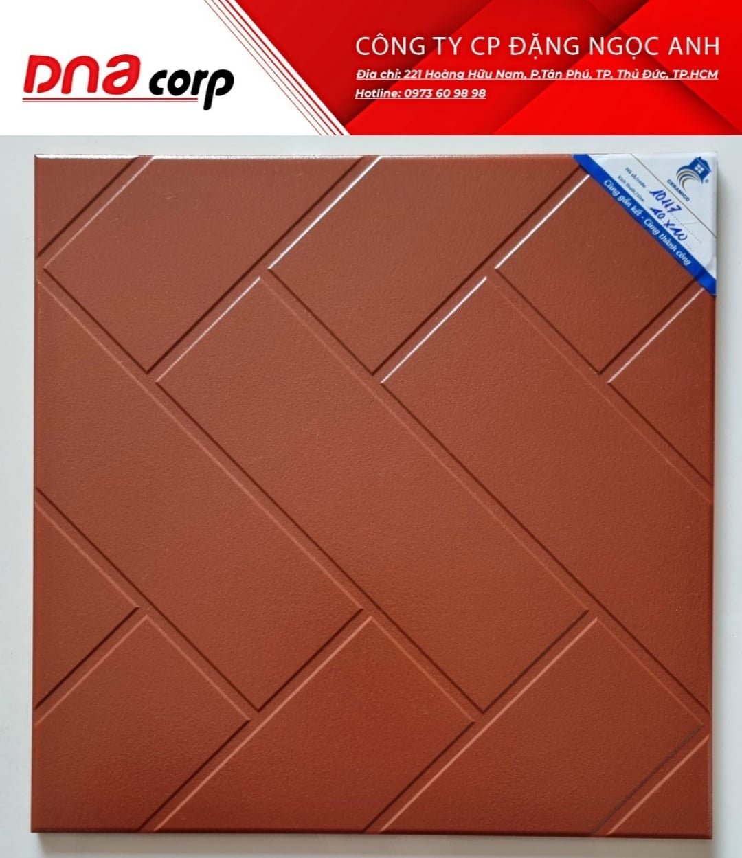  Gạch lát sân nhà cotto 40*40 Prime 10117 