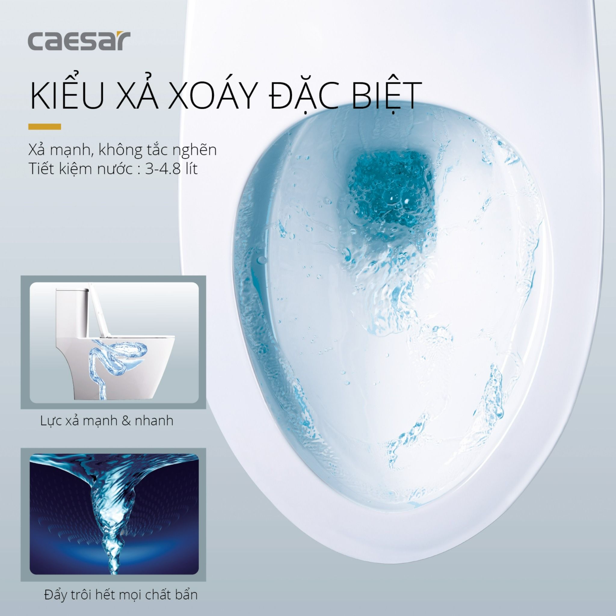  Bàn cầu một khối CD1363 