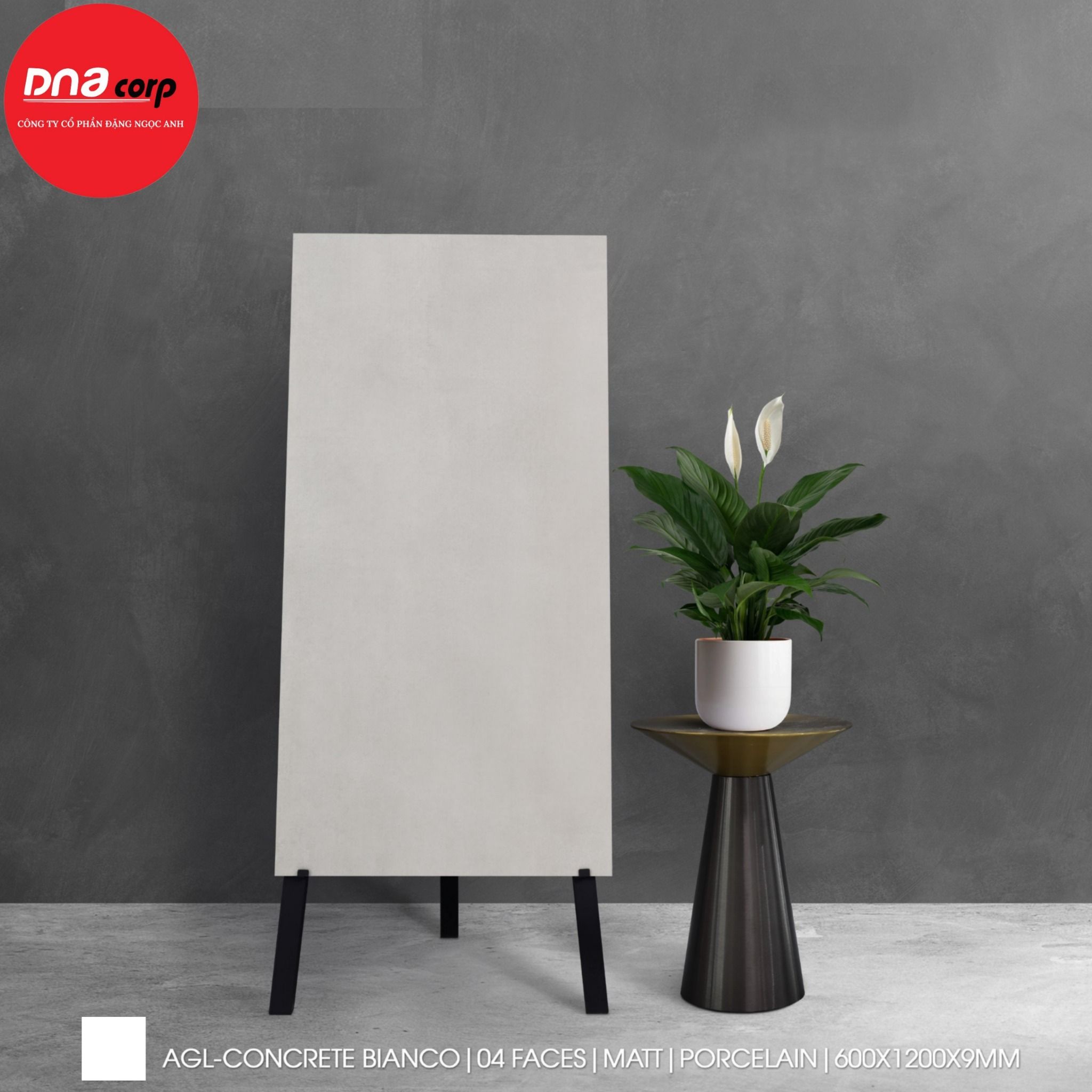  Gạch lát nền AGL-CONCRETE BIANCO 60*120 VIỆT HƯƠNG CERAMIC 