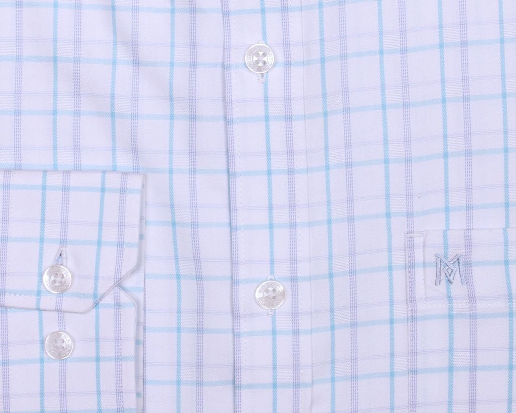 Áo sơ mi nam dài tay kẻ caro A1MD388T1-CNCR052-2110-D