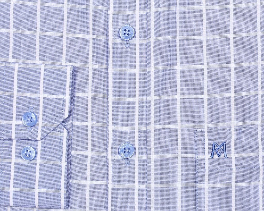Áo sơ mi nam dài tay kẻ caro A1MD398T1-CNCR121-2410-D