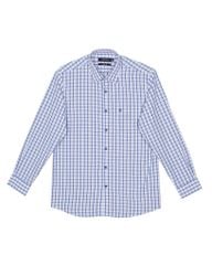 Áo sơ mi nam dài tay kẻ caro A1MD468T1-CNCR040-2407-D
