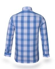 Áo sơ mi nam dài tay kẻ caro A1MD468T1-CNCR098-2409-D