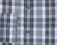 Áo sơ mi nam dài tay kẻ caro A1MD468T1-CNCR103-2409-D
