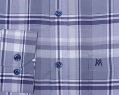 Áo sơ mi nam dài tay kẻ caro A1MD468T1-CNCR194-2307-D