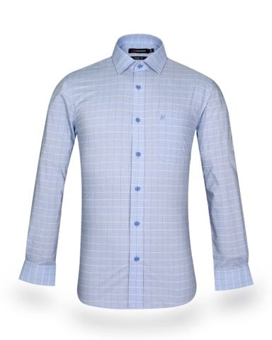 Áo sơ mi nam dài tay kẻ caro A1MD468T1-CNCR228-2307-D