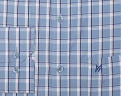 Áo sơ mi nam dài tay kẻ caro A1MD468T1-CNCR255-2307-D