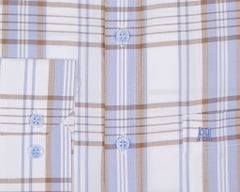 Áo sơ mi nam dài tay kẻ caro A1MD468T1-CNCR256-2412-D