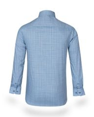 Áo sơ mi nam dài tay kẻ caro A1MD498T1-CNCR084-2409-D
