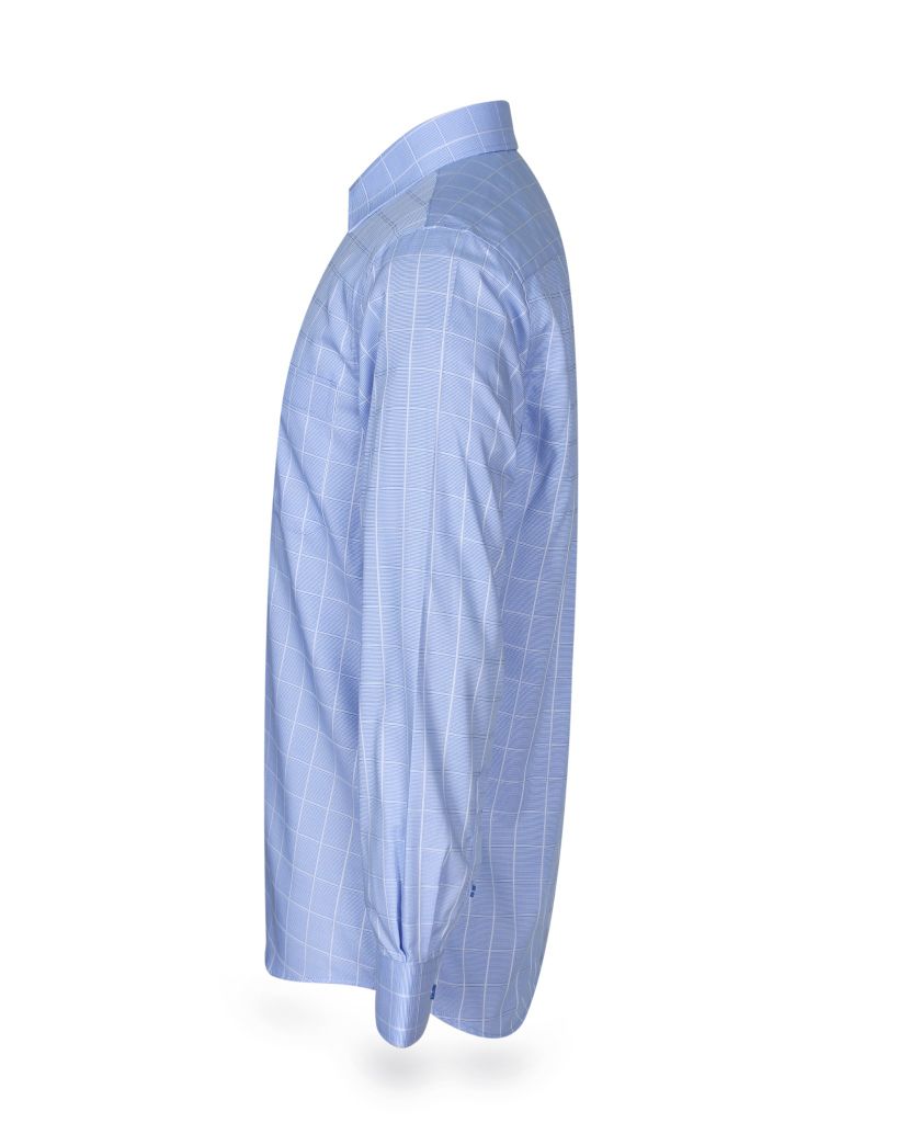 Áo sơ mi nam dài tay kẻ caro A1MD498T1-CNCR092-2409-D
