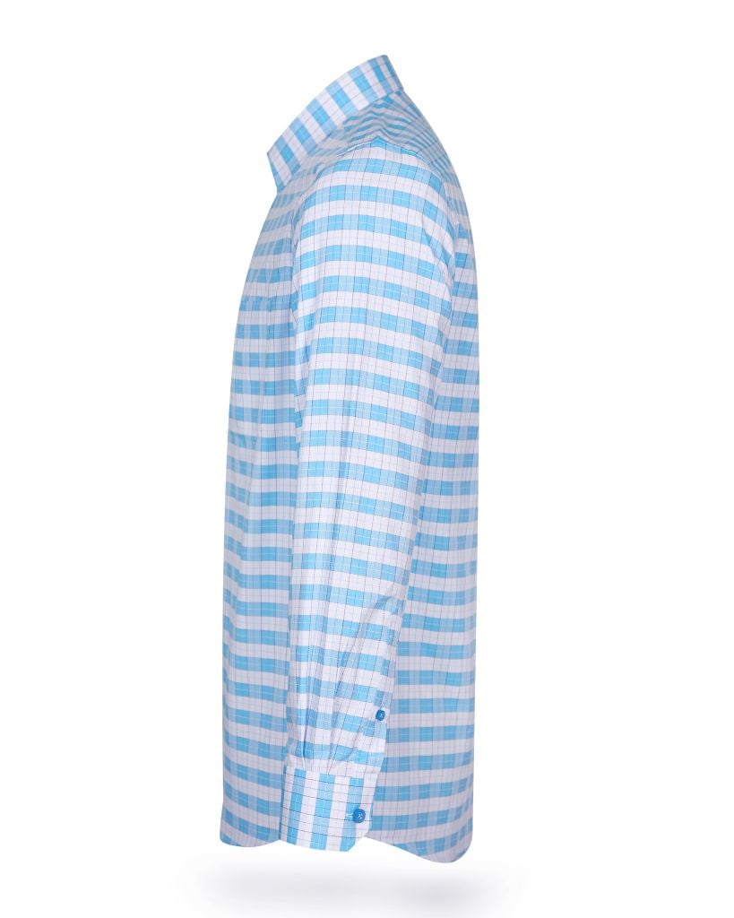 Áo sơ mi nam dài tay kẻ caro A1MD498T1-CNCR298-2502-D