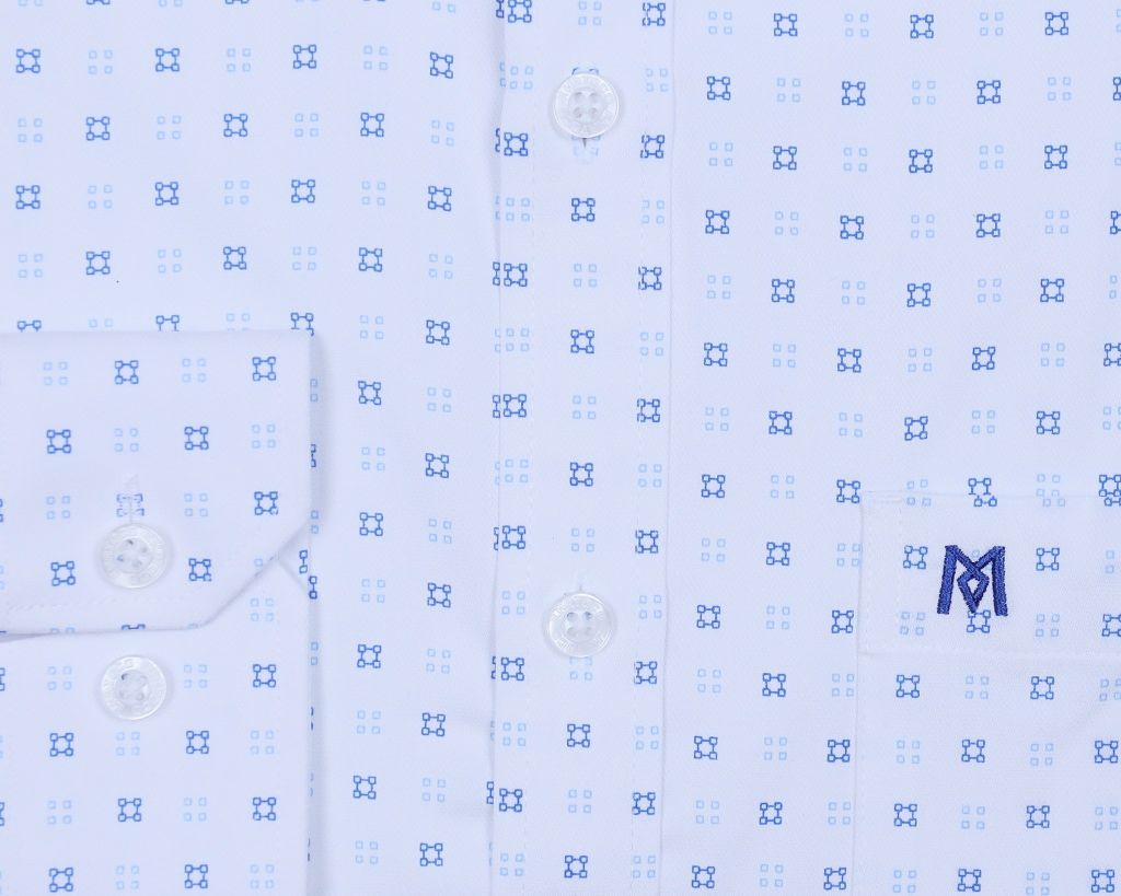 Áo sơ mi nam dài tay họa tiết A1MD498T1-CNIN420-2508-D