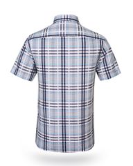 Áo sơ mi nam ngắn tay kẻ caro A1MN388T2-CNCR242-2307-N
