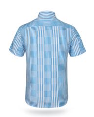 Áo sơ mi nam ngắn tay kẻ caro A1MN438S1-CNCR112-2409-N
