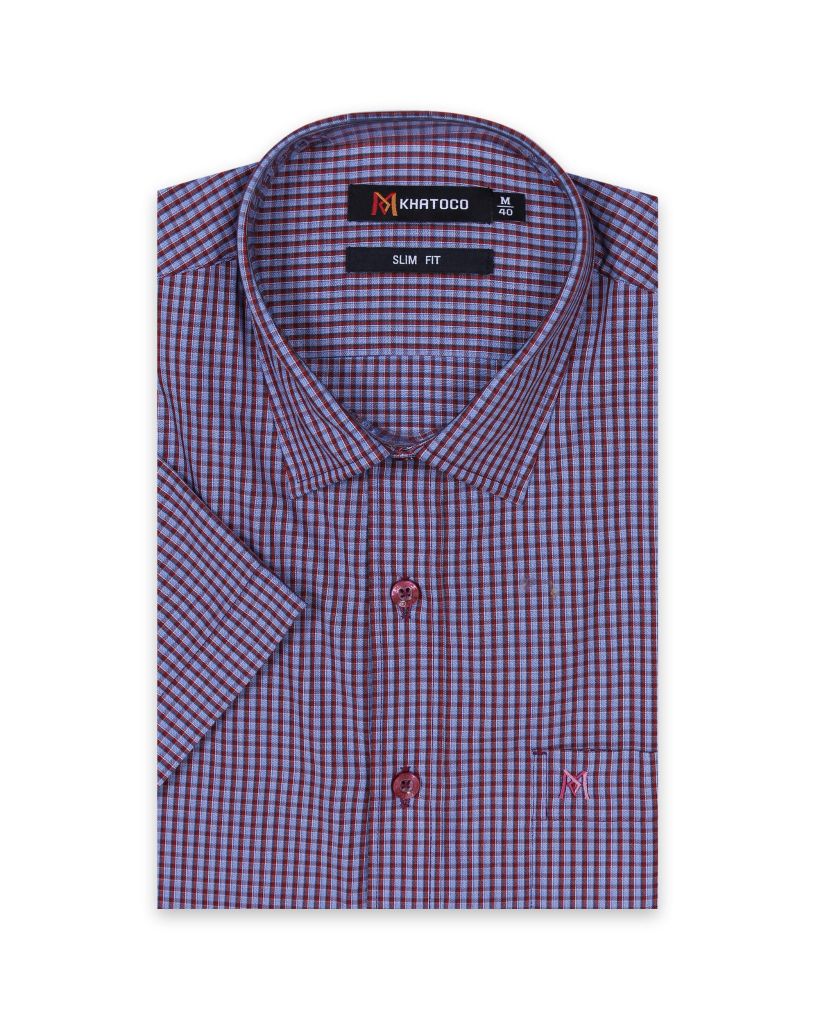 Áo sơ mi nam Slim Fit ngắn tay mã A1MN438S1-THCR 065-2009-N