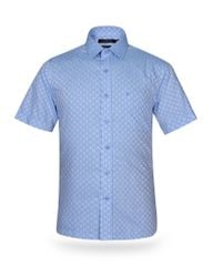 Áo sơ mi nam ngắn tay kẻ caro A1MN438T2-CNCR007-2406-N