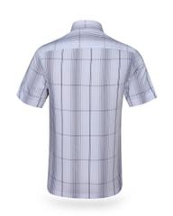 Áo sơ mi nam ngắn tay kẻ caro A1MN438T2-CNCR009-2406-N