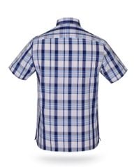 Áo sơ mi nam ngắn tay kẻ caro A1MN438T2-CNCR035-2407-N