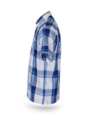 Áo sơ mi nam ngắn tay kẻ caro A1MN438T2-CNCR037-2407-N