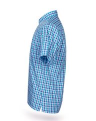 Áo sơ mi nam ngắn tay kẻ caro A1MN438T2-CNCR053-2408-N