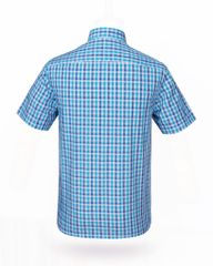 Áo sơ mi nam ngắn tay kẻ caro A1MN438T2-CNCR053-2408-N