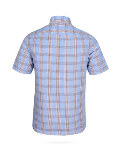 Áo sơ mi nam ngắn tay kẻ caro A1MN438T2-CNCR060-2408-N