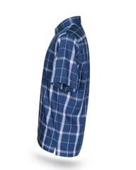 Áo sơ mi nam ngắn tay kẻ caro A1MN438T2-CNCR065-2409-N