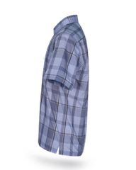 Áo sơ mi nam ngắn tay kẻ caro A1MN438T2-CNCR079-2409-N