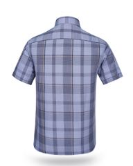 Áo sơ mi nam ngắn tay kẻ caro A1MN438T2-CNCR079-2409-N