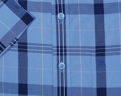 Áo sơ mi nam ngắn tay kẻ caro A1MN438T2-CNCR097-2409-N