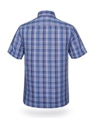 Áo sơ mi nam ngắn tay kẻ caro A1MN438T2-CNCR244-2412-N