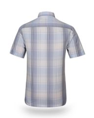 Áo sơ mi nam ngắn tay kẻ caro A1MN438T2-CNCR258-2307-N