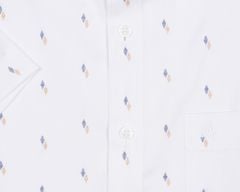 Áo sơ mi nam ngắn tay họa tiết A1MN438T2-CNIN396-2508-N