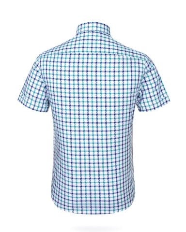 Áo sơ mi nam ngắn tay kẻ caro A1MN468S1-CNCR013-2406-N