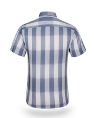 Áo sơ mi nam ngắn tay kẻ caro A1MN468S1-CNCR206-2307-N