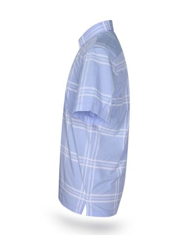 Áo sơ mi nam ngắn tay kẻ caro A1MN468T2-CNCR070-2409-N