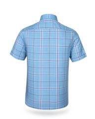 Áo sơ mi nam ngắn tay kẻ caro A1MN468T2-CNCR073-2409-N