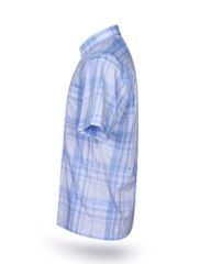 Áo sơ mi nam ngắn tay kẻ caro A1MN468T2-CNCR086-2409-N