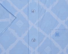 Áo sơ mi nam ngắn tay kẻ caro A1MN468T2-CNCR228-2411-N