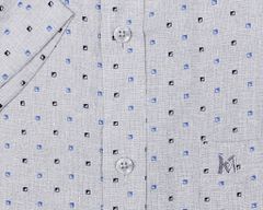 Áo sơ mi nam ngắn tay A1MN468T2-CNIN021-2108-N