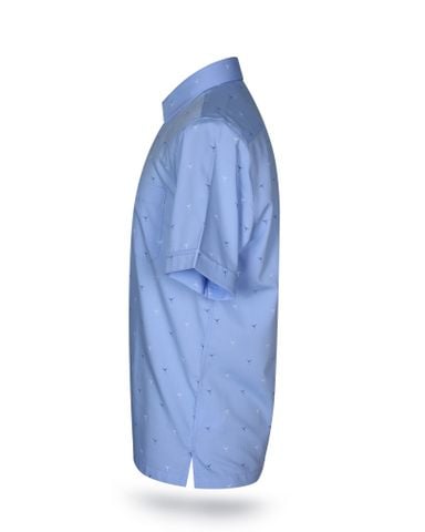 Áo sơ mi nam ngắn tay họa tiết A1MN468T2-CNIN203-2411-N