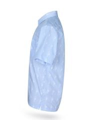 Áo sơ mi nam ngắn tay họa tiết A1MN468T2-CNIN264-2412-N