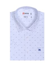 Áo sơ mi nam ngắn tay họa tiết A1MN468T2-CNIN282-2502-N