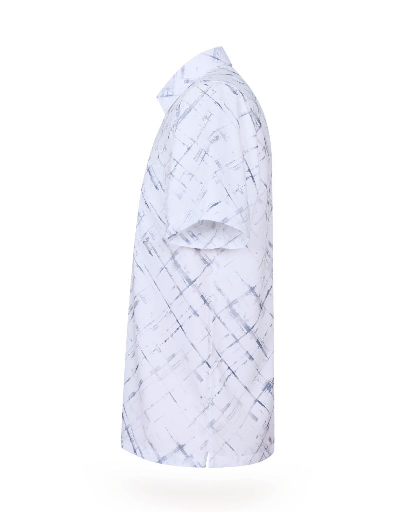 Áo sơ mi nam ngắn tay họa tiết A1MN468T2-CNIN378-2507-N