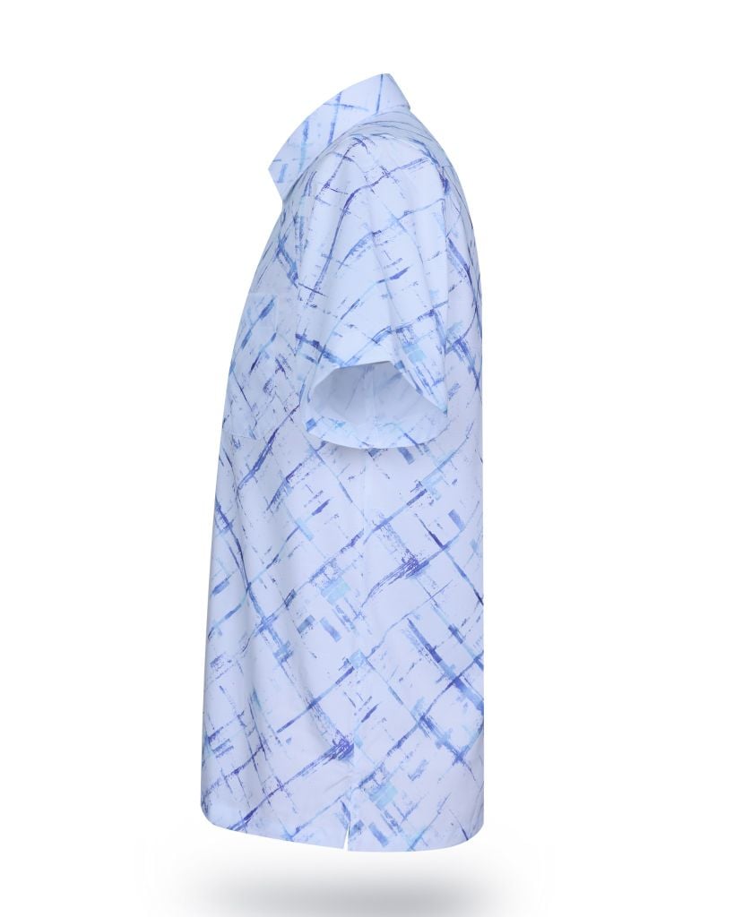 Áo sơ mi nam ngắn tay họa tiết A1MN468T2-CNIN379-2507-N