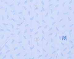 Áo sơ mi nam ngắn tay họa tiết A1MN468T2-CNIN403-2508-N