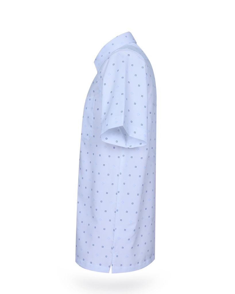 Áo sơ mi nam ngắn tay họa tiết A1MN468T2-CNIN419-2508-N