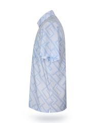 Áo sơ mi nam ngắn tay họa tiết A1MN468T2-CNIN457-2601-N