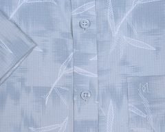 Áo sơ mi nam ngắn tay họa tiết A1MN468T2-CNIN460-2601-N